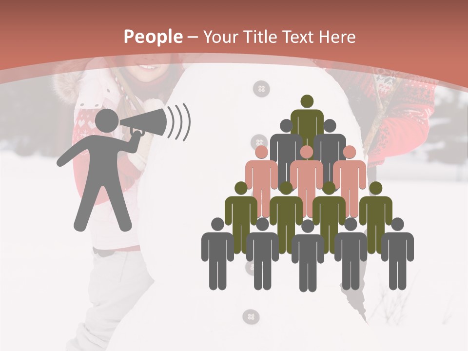 Childhood Christmas Lovely PowerPoint Template