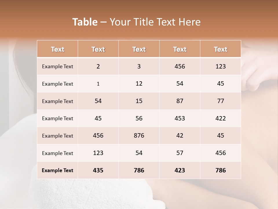 Female Treatment Health PowerPoint Template