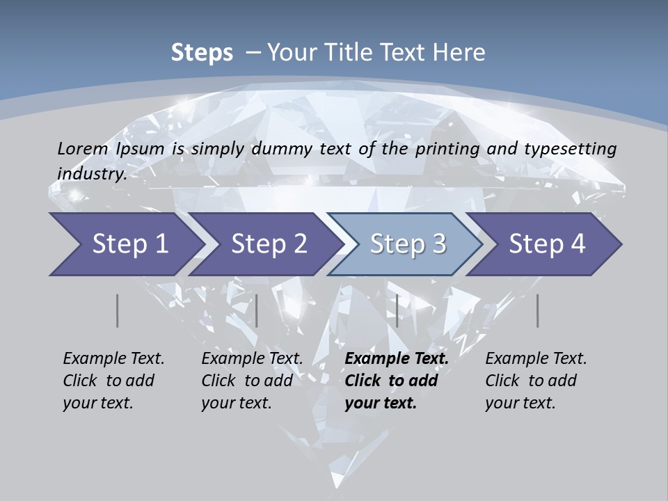 Image Glass Shape PowerPoint Template
