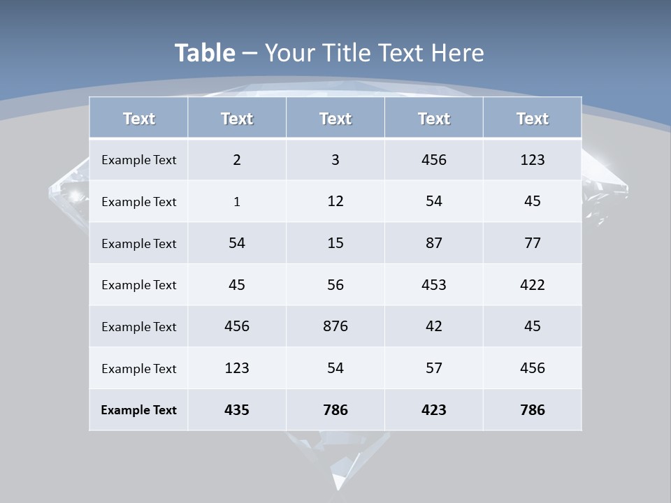 Image Glass Shape PowerPoint Template