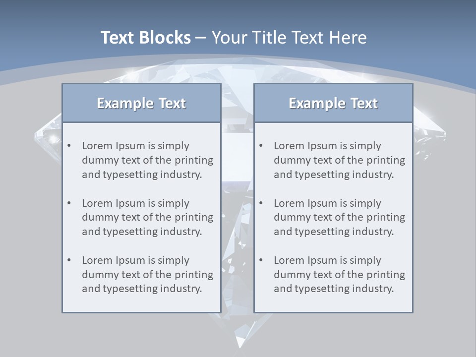 Image Glass Shape PowerPoint Template
