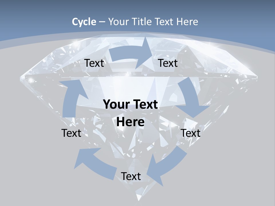 Image Glass Shape PowerPoint Template
