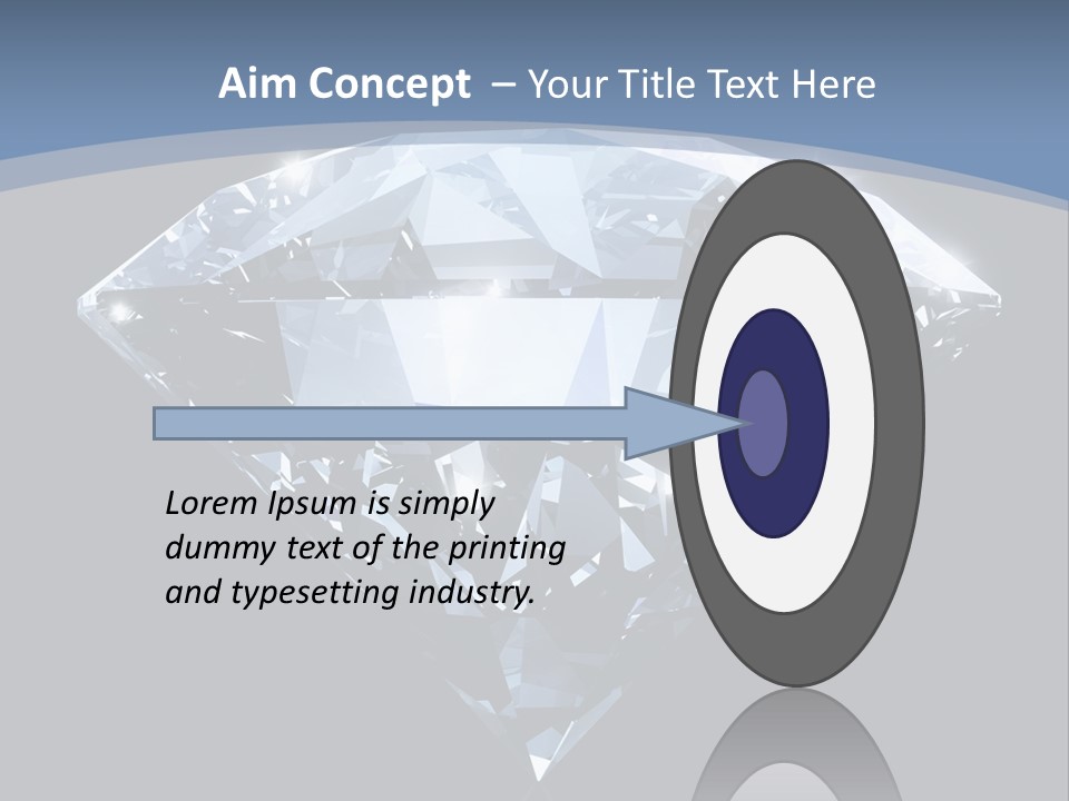 Image Glass Shape PowerPoint Template