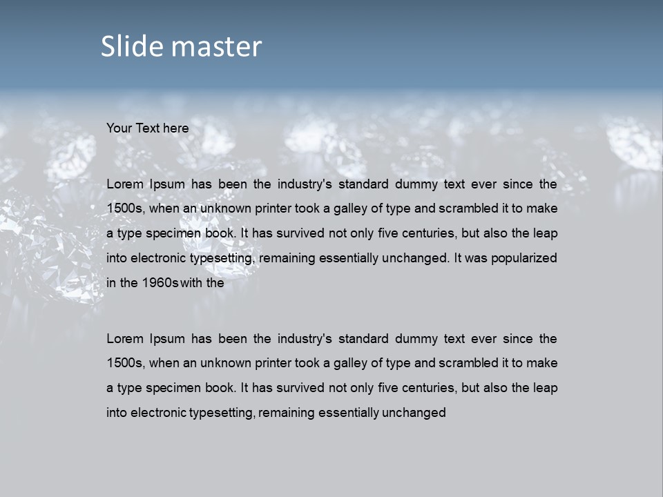 Pure Transparent Power PowerPoint Template