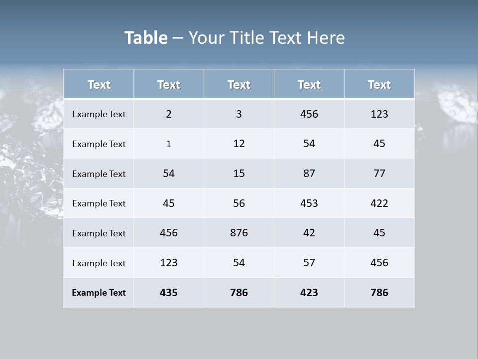 Pure Transparent Power PowerPoint Template