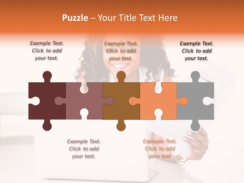 Payment Happy Laptop PowerPoint Template