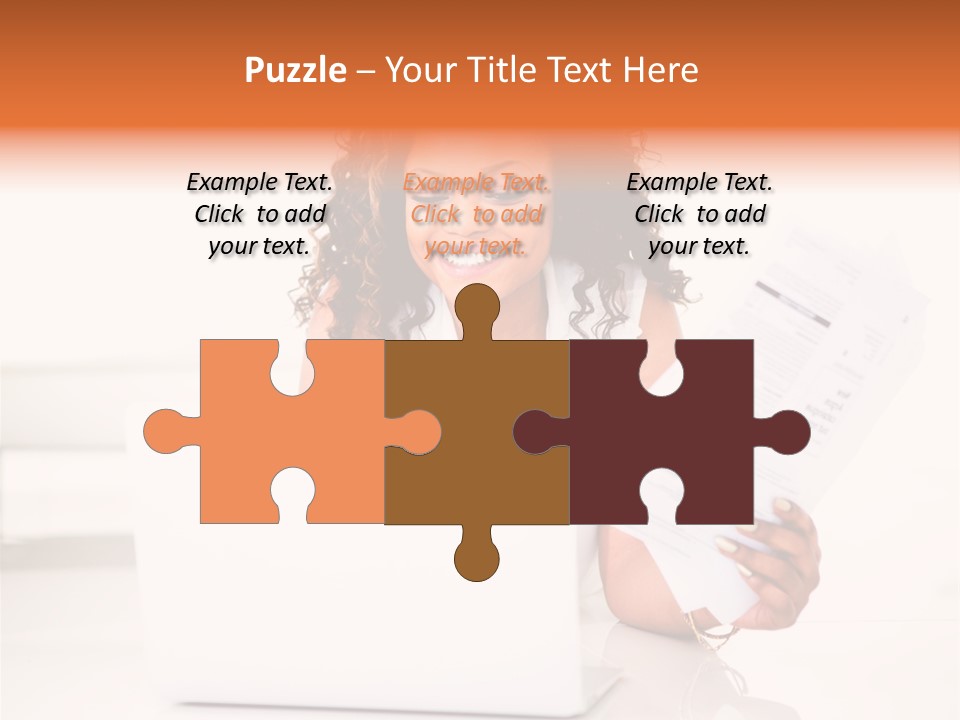 Payment Happy Laptop PowerPoint Template