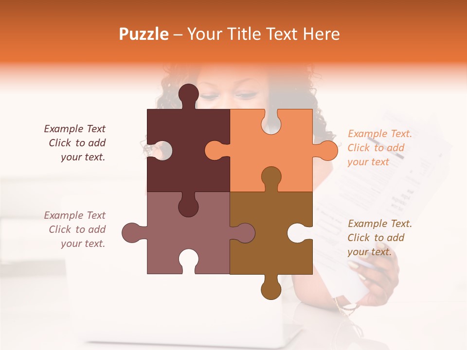 Payment Happy Laptop PowerPoint Template