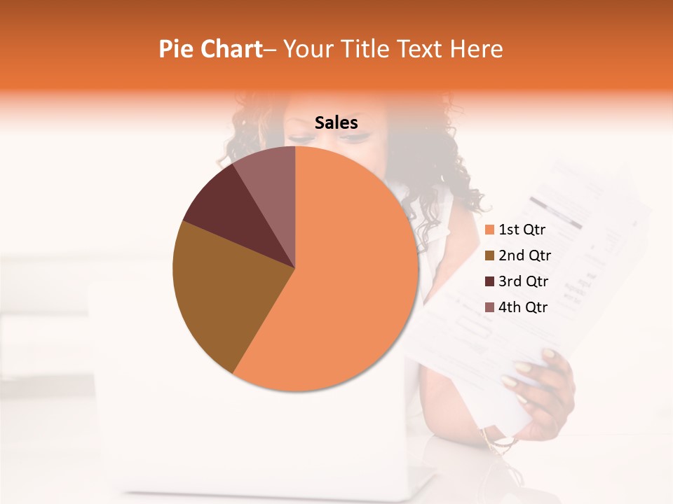 Payment Happy Laptop PowerPoint Template