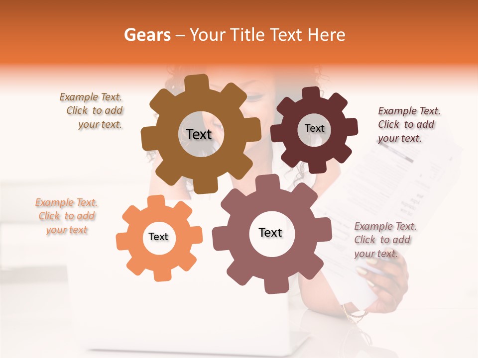 Payment Happy Laptop PowerPoint Template