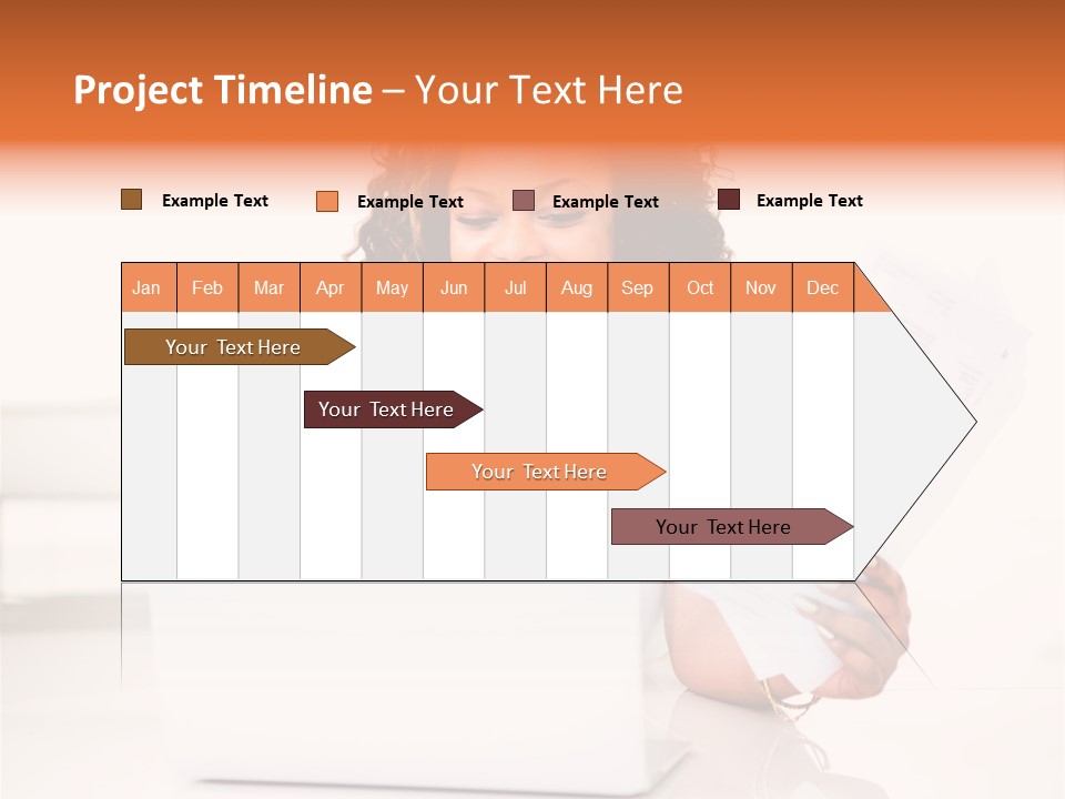 Payment Happy Laptop PowerPoint Template