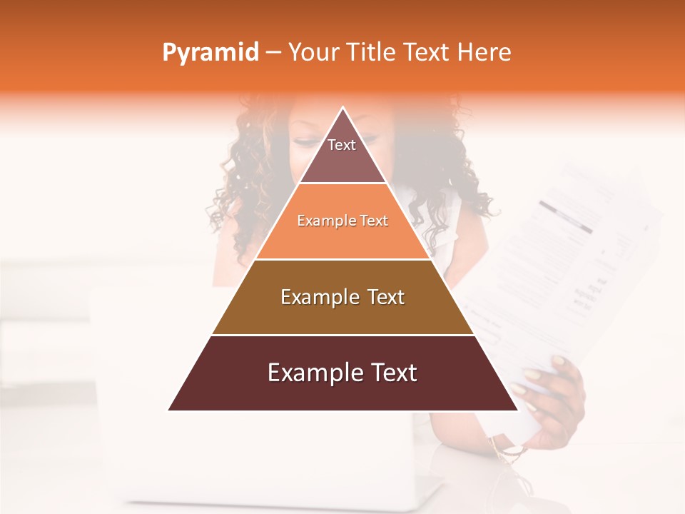 Payment Happy Laptop PowerPoint Template