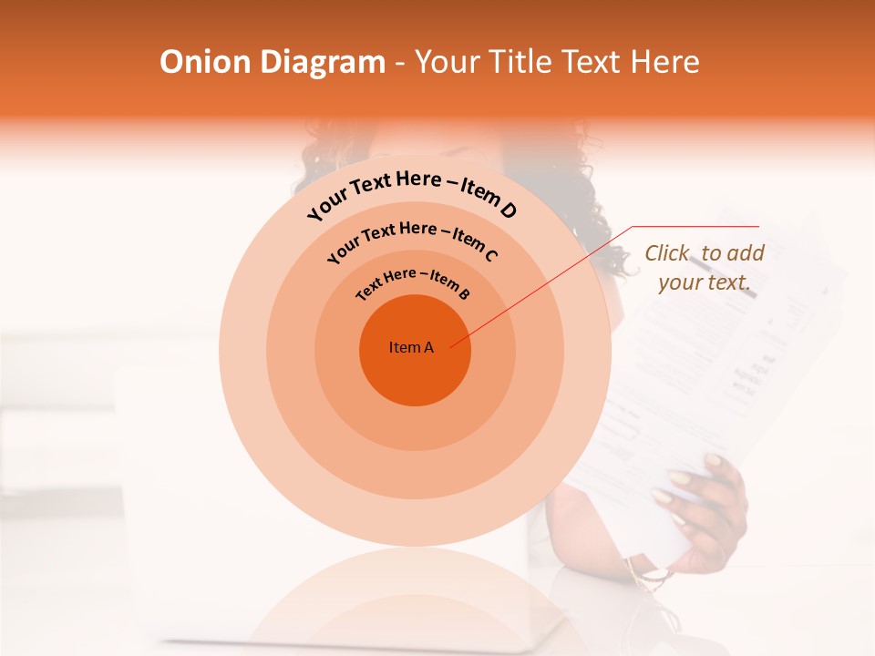 Payment Happy Laptop PowerPoint Template