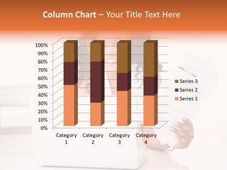 Payment Happy Laptop PowerPoint Template