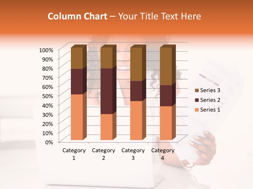 Payment Happy Laptop PowerPoint Template