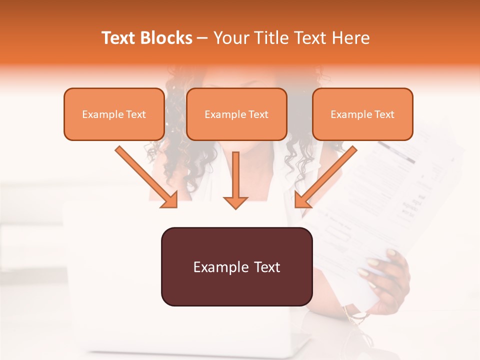 Payment Happy Laptop PowerPoint Template