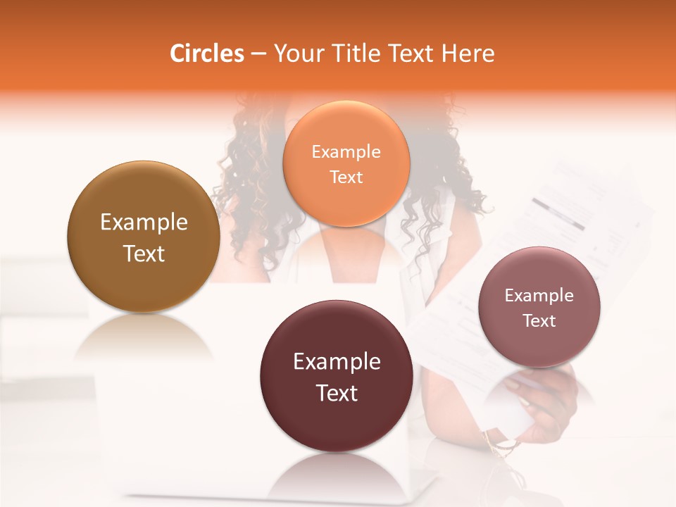 Payment Happy Laptop PowerPoint Template