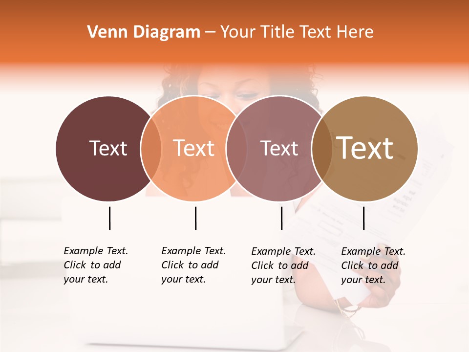 Payment Happy Laptop PowerPoint Template