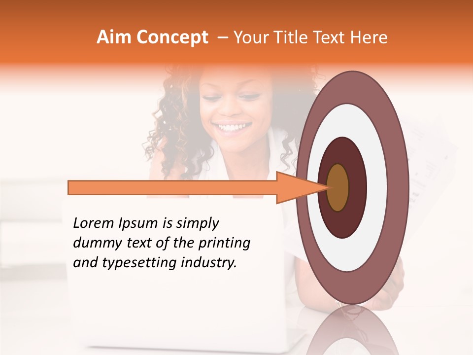 Payment Happy Laptop PowerPoint Template