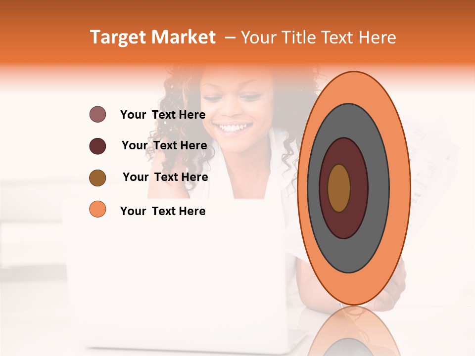 Payment Happy Laptop PowerPoint Template