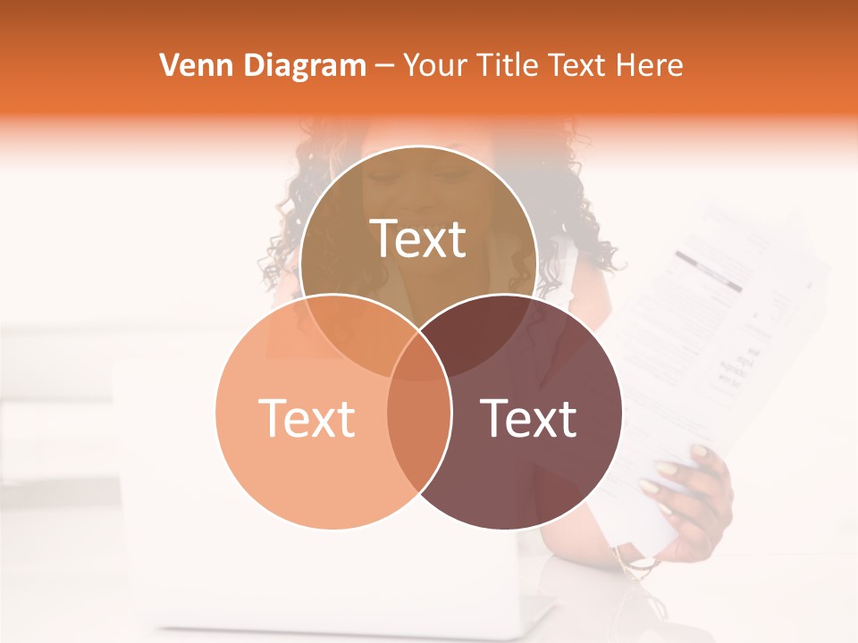 Payment Happy Laptop PowerPoint Template