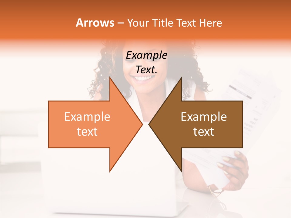 Payment Happy Laptop PowerPoint Template