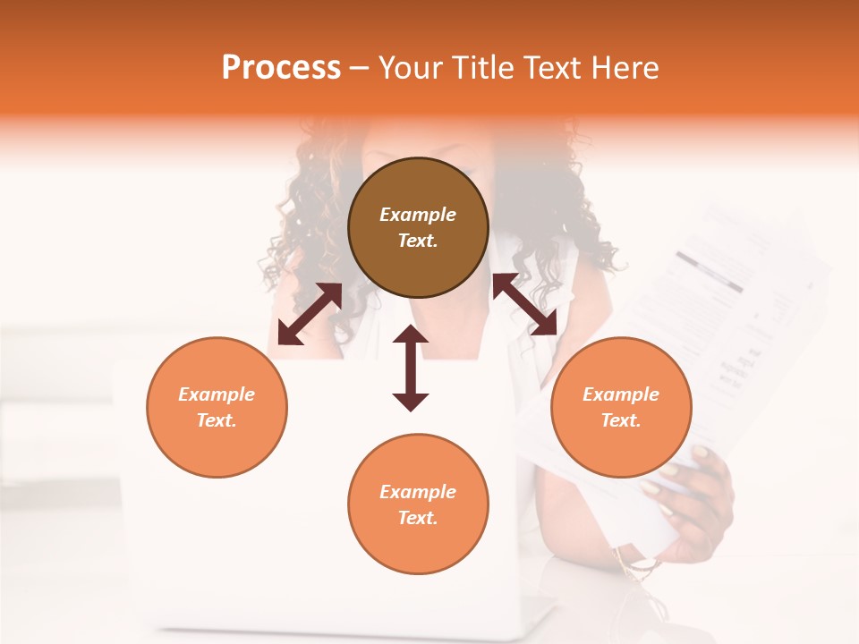 Payment Happy Laptop PowerPoint Template