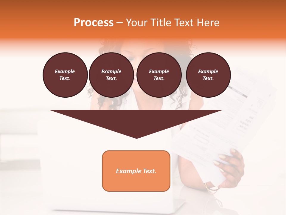 Payment Happy Laptop PowerPoint Template