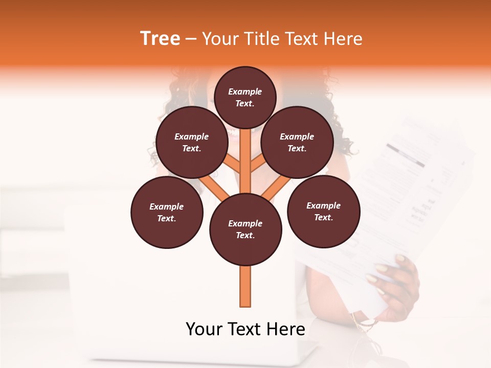 Payment Happy Laptop PowerPoint Template