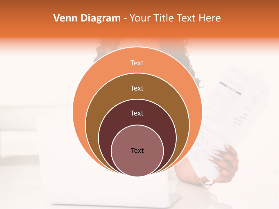 Payment Happy Laptop PowerPoint Template