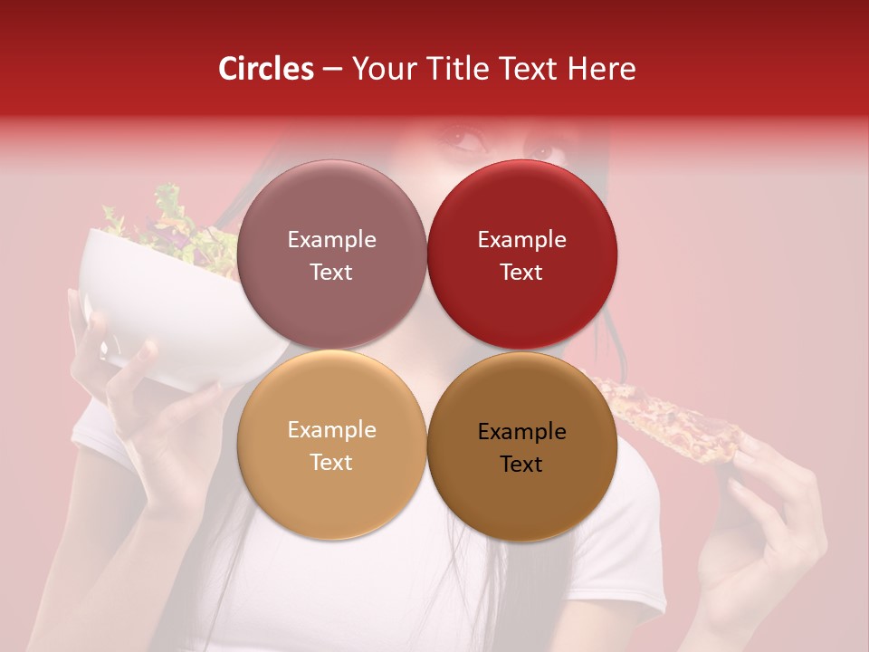 Choosing Joyful Lunch PowerPoint Template