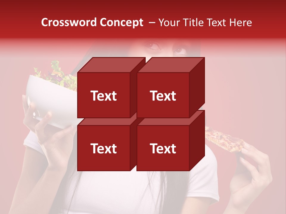 Choosing Joyful Lunch PowerPoint Template