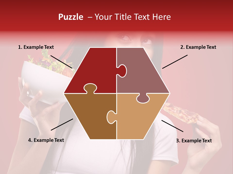 Choosing Joyful Lunch PowerPoint Template