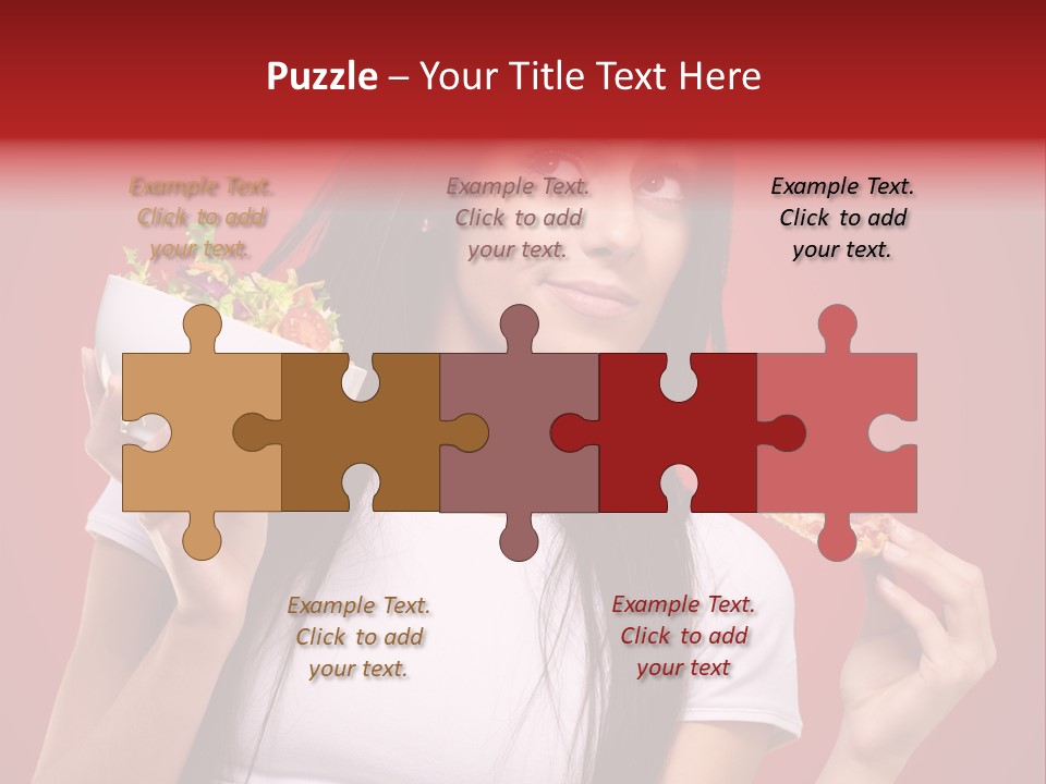 Choosing Joyful Lunch PowerPoint Template