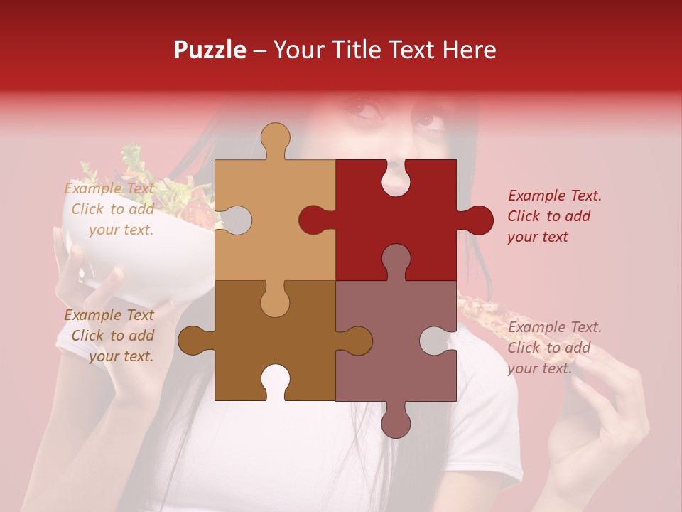 Choosing Joyful Lunch PowerPoint Template