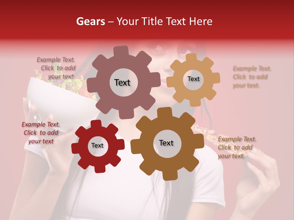 Choosing Joyful Lunch PowerPoint Template