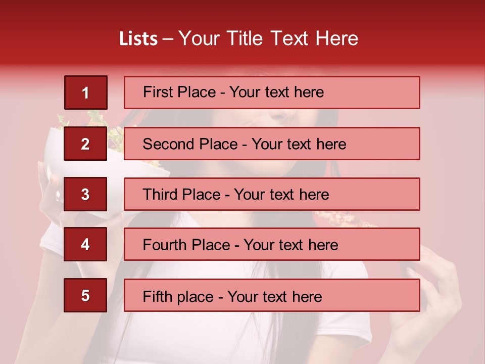 Choosing Joyful Lunch PowerPoint Template