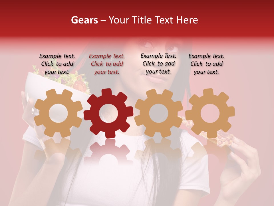 Choosing Joyful Lunch PowerPoint Template