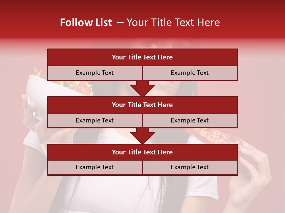 Choosing Joyful Lunch PowerPoint Template