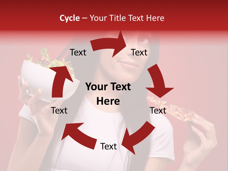 Choosing Joyful Lunch PowerPoint Template