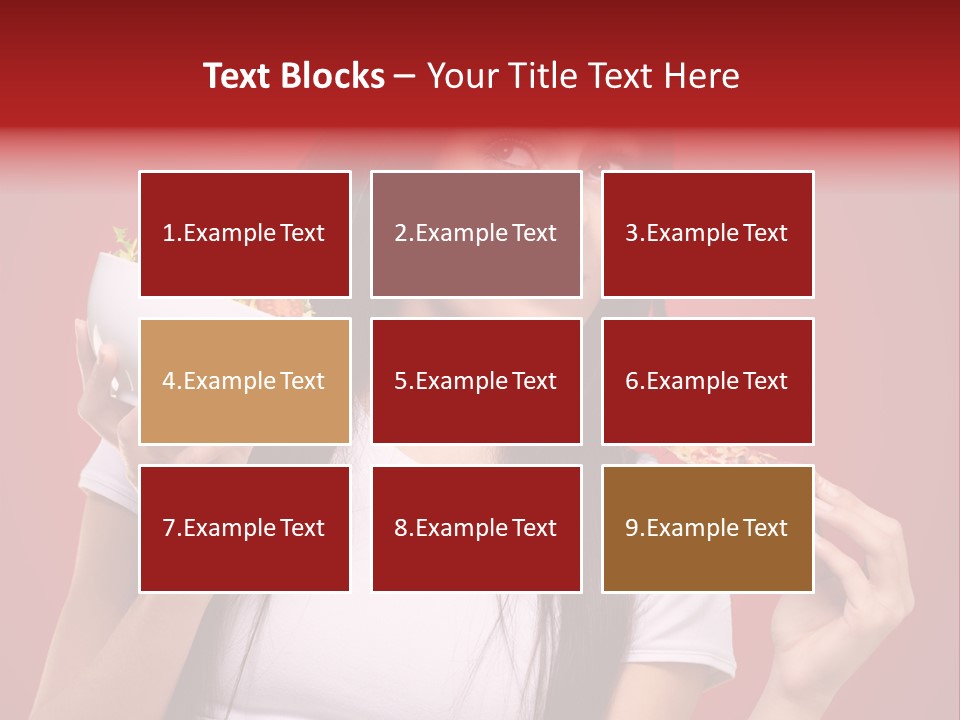 Choosing Joyful Lunch PowerPoint Template