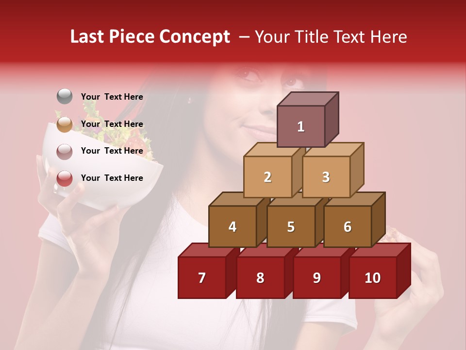 Choosing Joyful Lunch PowerPoint Template