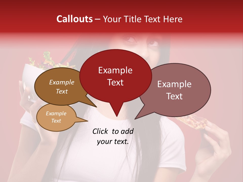 Choosing Joyful Lunch PowerPoint Template