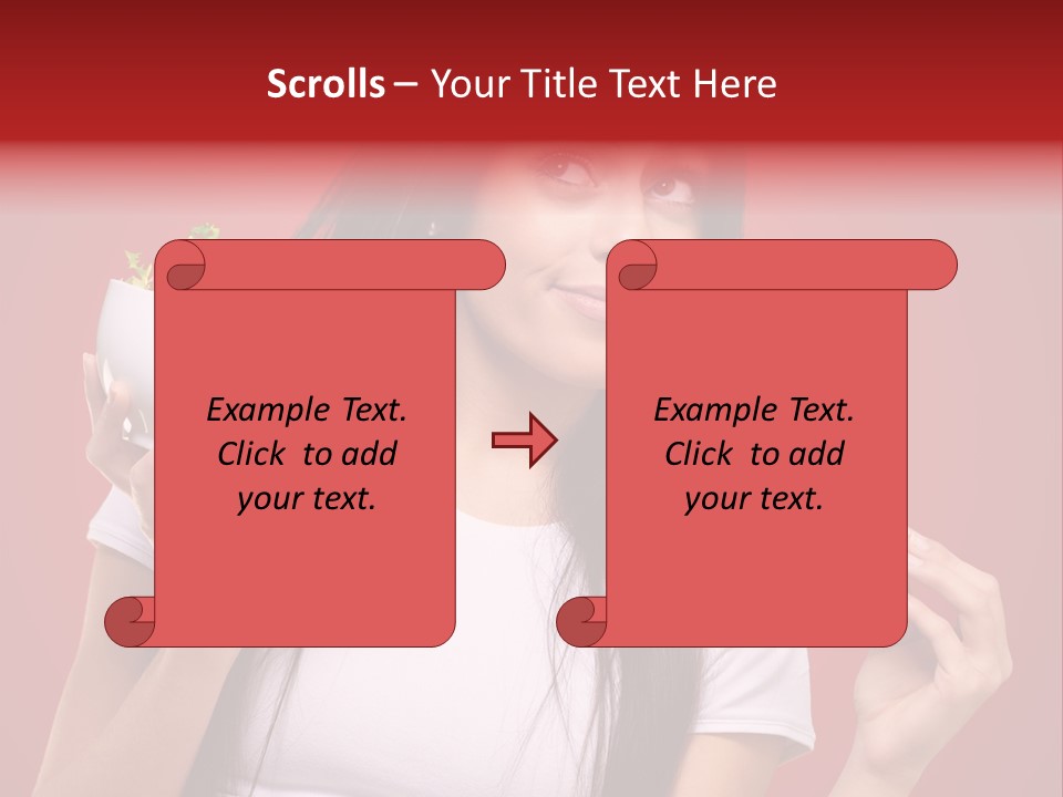 Choosing Joyful Lunch PowerPoint Template