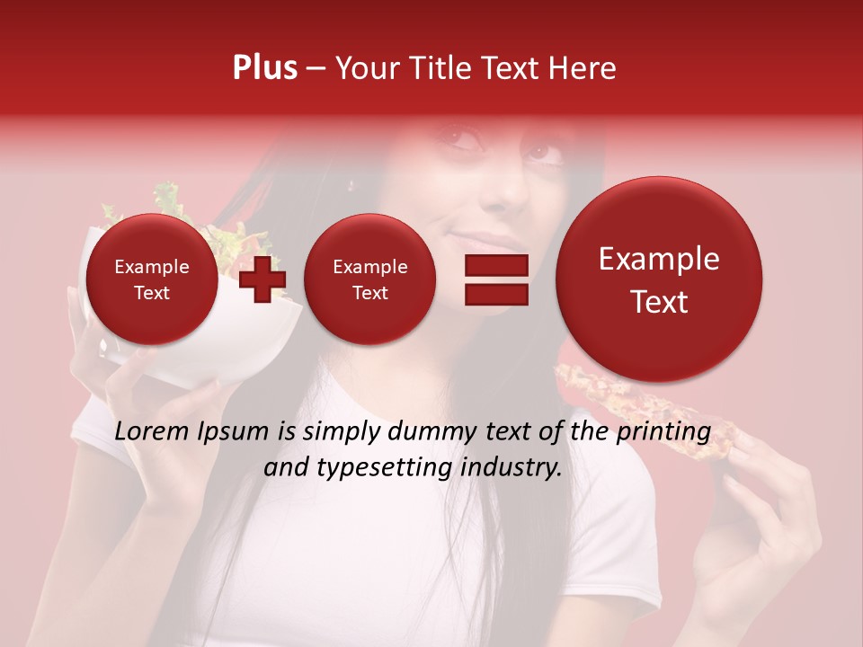 Choosing Joyful Lunch PowerPoint Template