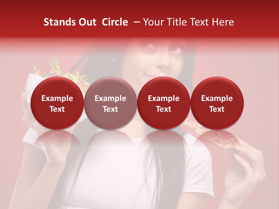 Choosing Joyful Lunch PowerPoint Template