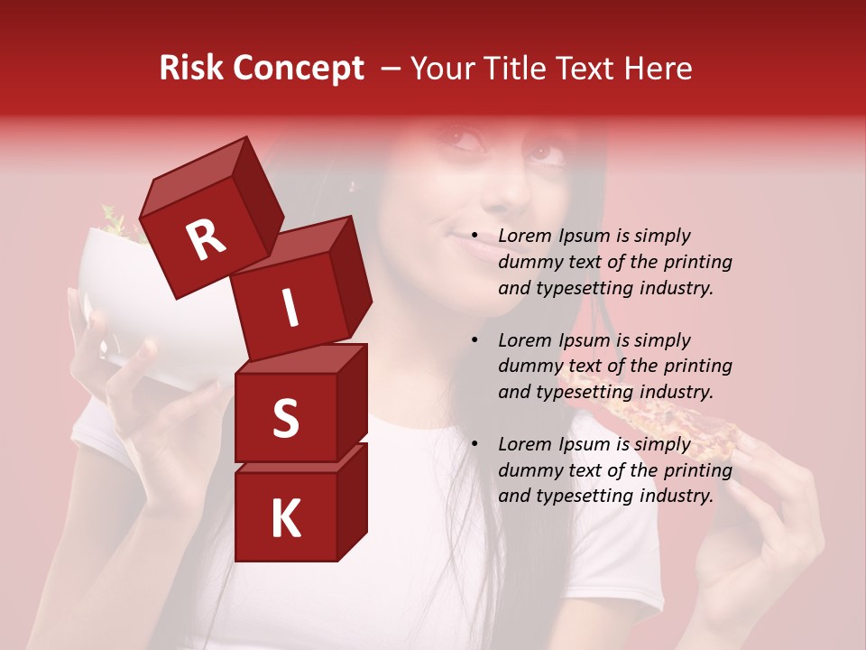 Choosing Joyful Lunch PowerPoint Template