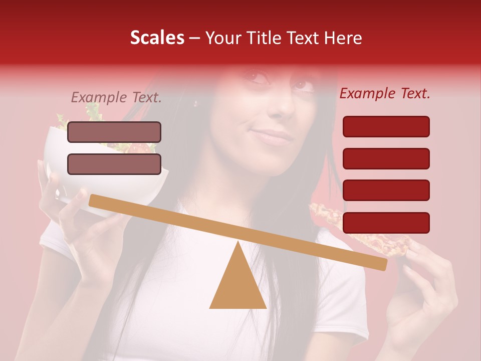 Choosing Joyful Lunch PowerPoint Template