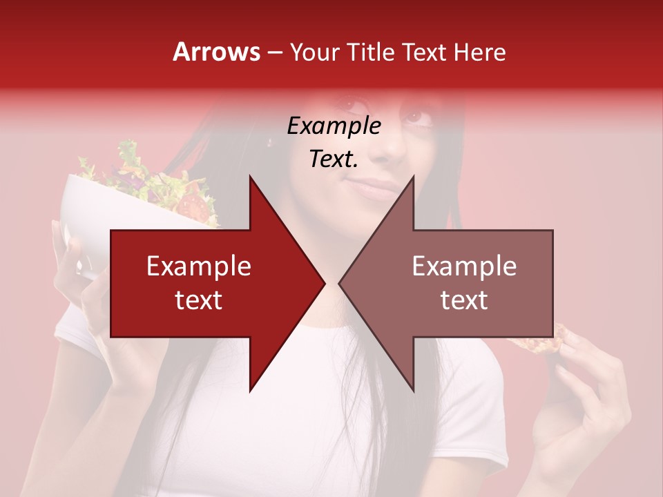 Choosing Joyful Lunch PowerPoint Template