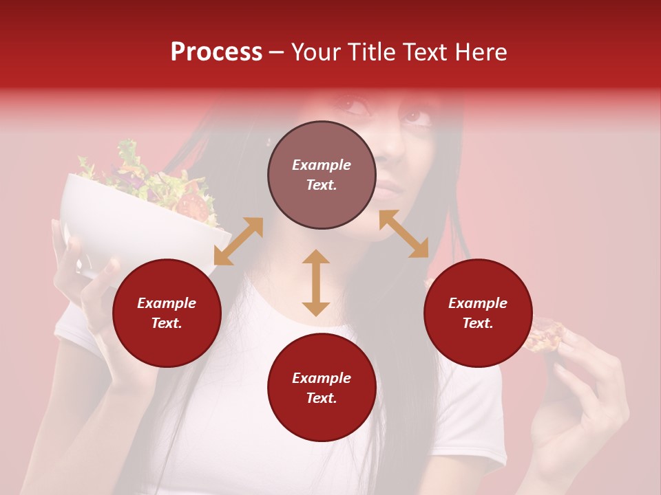 Choosing Joyful Lunch PowerPoint Template